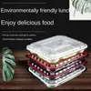 Wegwerp Dinware Lunch Box Groothandel Food Grade Company Plastic rechthoekig snel met deksel Q240507