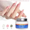 Nail Gel No burning construction IBD LED/UV gel builder transparent/pink/white nail enhancement - new extension for polyUV Q240507