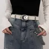 Ceintures Unisexe Designer pour femmes de haute qualité vintage punk femelle jean noir ceinture ceinture robe blanche goth
