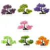 Fiori decorativi pianta artificiale pianta bonsai simulazione in vaso in pino ornamenti finti ornamenti per ufficio casa arredamento da giardino