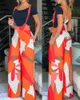 Designer de combinaison minimaliste créatrice 2024 Été mignon pantalon de lanternes en polyester féminin