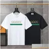 Herren T-Shirts T-Shirt Designer 3D-Buchstaben gedruckt Stylist lässige Sommer atmungsabstimmung Kleidung Frauen Frauen Paare Tees GROSSALE D DHDGE