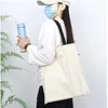 Einkaufstaschen Polarshe Canvas tte Frauen Einfacher Bag Shopper Brautjungfer Geschenktrip Schulter mit hoher Kapazität Handtaschen