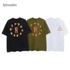 Mens et femmes Trends Designer Fashion Fashion Letter Imprimée multicolore Spring et été Nouvelle marque Simple Loose Tshirt pour hommes Lovers Round N