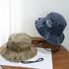 Berretti uomini in tessuto in tessuto cappelli di secchio in cotone 4 colori unisex berretto da donna da donna ha cappello estate pescatore