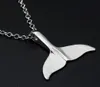 Whale Alloy Whale Tail Pendant Symbol Orcinus Orca Beluga Marine Moby Dick Killer Lucky Fluke Necklace5916403