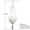 Lits de chats meubles été tissés d'été à la main Hamac Bohemian Style Coton Rope suspendu lit swing lit pour chaton pour animaux de compagnie pour chaton D240508