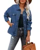 Designer Jean Jacket Women Denim Jacket Women Coat Designer Streetwear Womens Classic Jeans com lea