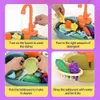 Bath Toys Kids Kitchen Sink Toys Simulatie Elektrische vaatwasser Mini Kitchen Food doen alsof Play House Toy Set Children Role Play Girl Toys D240507