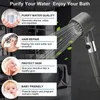 Bathroom Shower Heads 3 Way To Shower Head Filter High Pressure Strong Current Water Saving Showerhead One Hand Control Stop Bathroom Accessories