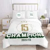 Ensembles de literie Israël MHFC MacCabi - Haïfa Champions 15 Set Set Couche de couette Single Twin King Size Quilt Cover Home Textile 3PCS J240507