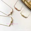 Luxury Tiifeniy Designer Pendant Necklaces High Edition Twisted Rope Necklace for Womens Light Temperament Small Group Pink Diamond Collar Chain