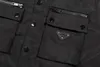 Women's Jackets Designer 2024 Early Spring Luxury Tide Regenerated Nylon Pocket Triangle Label Workwear Security Suit Jacket Coat L6J9