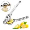 Edelstahl -Haushaltsfrucht Zitronenhandbuch manuelles Entsorgungsfrüchte Orange Hand Squeezer Pressmaschine Langlebiges Küchenwerkzeug 240508