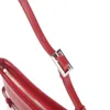 Yeni lüks tasarımcı çantalar baget çanta bisou ceinture kadın omuz çantası parlak deri hobo crossbody çantalar moda tote kırmızı mini altı koltuklu torba debriyaj cüzdan