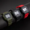 Orologi da polso sport sport da uomo orologio da uomo semplice orologi da polso digitale quadrati orologi in silicone impermeabile orologio elettronico RELOJ HOMBRE