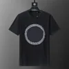 NOUVEAU designer Luxury T-shirt masculin T-shirt masculin Femelle T-shirts T-shirts avec perles Coton Homme décontracté à manches courtes O