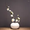 Vasi Ceramica cinese Vaso Plum Blossom Sessido Floro Dispositivo arredi desktop arredamento El Store Club Ornamenti Ornamenti Decorazione