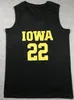 2024 Final Four Jerseys 4 Indiana Caitlin Clark College Basketball Iowa Hawkeyes 22 Caitlin Clark Jersey Home Away Yellow Black White Navy