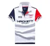 Solid Summer Hackett Sport Polo Shirts Männer Aston Martin England T -Shirts Kurzarm atmungsaktiv Hkt Racing Polos Navy Blue White 5516064