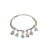 Bangle 1 stcs mode Chinese stijl lelie van de Valley Flower Open armband voor vrouwen elegante juweliersfeestaccessoires
