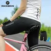 Rockbros unisex bisiklet şortları pro bisiklet takımı yaz bisiklet kısa tayt bisiklet mtb yol bisiklet pantolonlar önlük şort 3D jel ped 240508