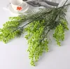 Decorative Flowers Single Branch Plant Hairy King 3-pronged Cherry Blossom Simulation Velvet Flower Living Room Home Decoration Indoor