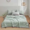 Blankets Breathable Thin Quilt Blanket Soft Quilt Blanket Comfortable Lightweight Summer Sofa Quilt Bed Cover for Hot Sleepers