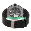 RM Luxury Montres mécanicales Watch Mills RM 033 Extra Flat Automatic Titanium Men Strap Watch RM033 AL TI STU5