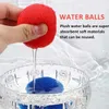 Toys de bain 30pcs Balles de trempage d'eau réutilisables ballons d'eau Cotton Splash Toys for Pool Beach Outdoor Summer Swimming Games Toy D240507