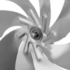 Décorations de jardin moulin à vent 360 degrés rotation lourde en métal épais de vents extérieurs sculptures moulures à vent en acier inoxydable