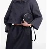 Sacs à bandoulières Sac circulaire en cuir femmes sous la mode Portable Small Handsbag