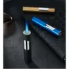 Vente chaude nouvelle torche à jet briquet briquet-butane en métal cigarette gaz cigare lighters lighters windproof