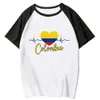 Женская футболка Colombia Футболки женская манга японская футболка для девочек 2000-х годов Комическая графическая одежда Y240506