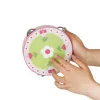 Instrumenten Orff Hand geklapt Drum Flower Bell Drum 15 cm Cartoon houten tamboerijn frestyle hand drum percussie instrument kindergeschenken