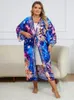 Bohemian Baskılı Kimono HARDIGAN Kadınlar için Tunik Sargı Bat Bizlü Ev Corning Suit Kapak Lounge Beach Wear Q1414