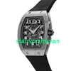 RM Luxury Watches Mechanical Watch Mills RM67-01 Men's Watch med Platinum Black Strap ST24