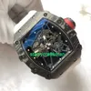 RM luxe horloges Mechanische horloge-molens Herenreeks NTPT Manual Mechanical Fashion Men's Watch RM35-01 Black NTPT STQD