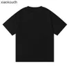 Rhude High End Designer Vêtements pour petite foule Fonction de mode Fleur Imprimé haut poids Double Yarn Coton Casual Loose Short Tshirt pour hommes et femmes avec un logo 1: 1