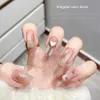 Nagelgelfotolim Nytt transparent 3-årig kroklinje polering engångsdragstruktur Art Q240507