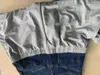 Kvinnors byxor stekt gata fashionabla högklassiga kläder online denim stickade sömmar