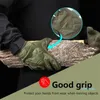 Cinq doigts gants camo camouflage militaire cyclisage gant sport grimpant peinture ball de peinture de chasse de chasse au ski plein doigt
