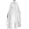 Vêtements ethniques Fashion Couxage à trois couches en mousseline de mousseline élégante robe robe robe musulmanes robes maxi pour femmes modestes Abaya