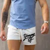 Youngla shorts heren shorts shorts korte knie kwart shorts heren zomer quickdrying mesh casual sportbroek hardloop squat basketbal fitness designer short voor mannen