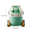 Hem Portable Office Desktop USB Cute Cartoon Tank Car Air Luftfuktare 220 ml med LED -lampor för barn Julklapp 240508