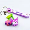 Nieuwe cartoon Kuromi Bean Sprout Keychain hanger, schattig paar poppenhanger, poppenmachine cadeau