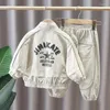 Vêtements Ensembles pour enfants Set Spring and Automn Boys Baby Casual Korean Edition Jacker Pantalon Two Piece Fashion