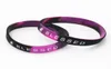 50pc Nouvelle musique béni silicone bracelet sportif mix de couleur braceletsbangles music lover cadeaux bijoux entier sh1555491878