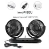 Degree mini -auto lucht 360 draagbare koelventilator21543508697 Kleine USB stille dual head fans fan allround auto desktop verstelbare rittn