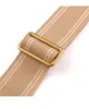 Nylonband Brown Canvas Justerbar designer axelväska bältesersättning med äkta läderhandväska delar Tillbehör 240429